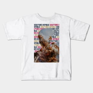 David sculpture  design Kids T-Shirt